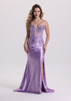 Chic Sweetheart Sleeveless Sequin Beaded Prom Dress