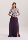 Elegant Lace Appliques Chiffon Mother of The Bride Dress