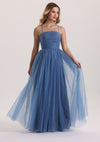 Chic Spaghetti StrapSequin Tulle Prom Dress