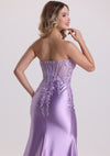 Chic Sweetheart Sleeveless Sequin Beaded Prom Dress